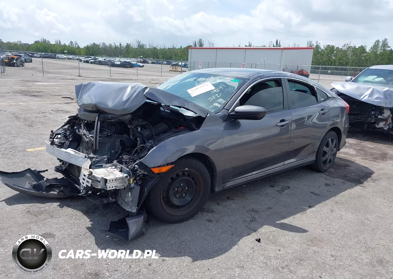 2016 Honda Civic Lx VIN:19XFC2F51GE044199 - 2