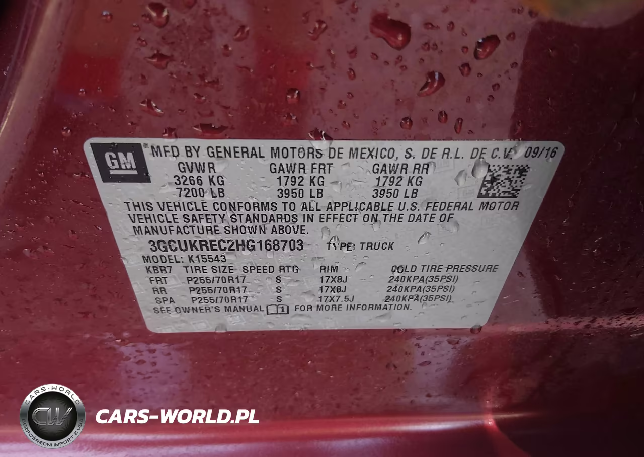 2017 Chevrolet Silverado 1500 1Lt VIN:3GCUKREC2HG168703 - 9