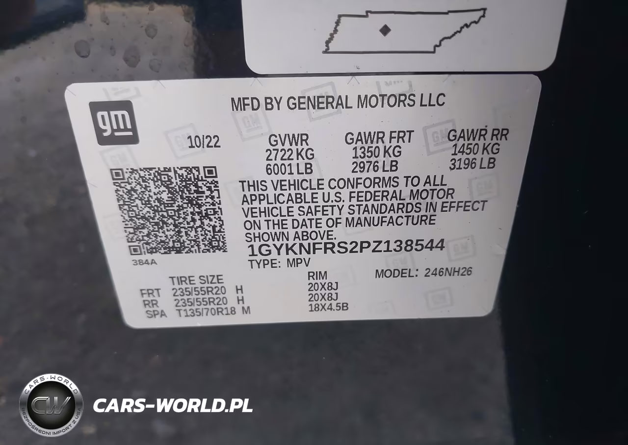 2023 Cadillac Xt5 Awd Premium Luxury VIN:1GYKNFRS2PZ138544 - 9