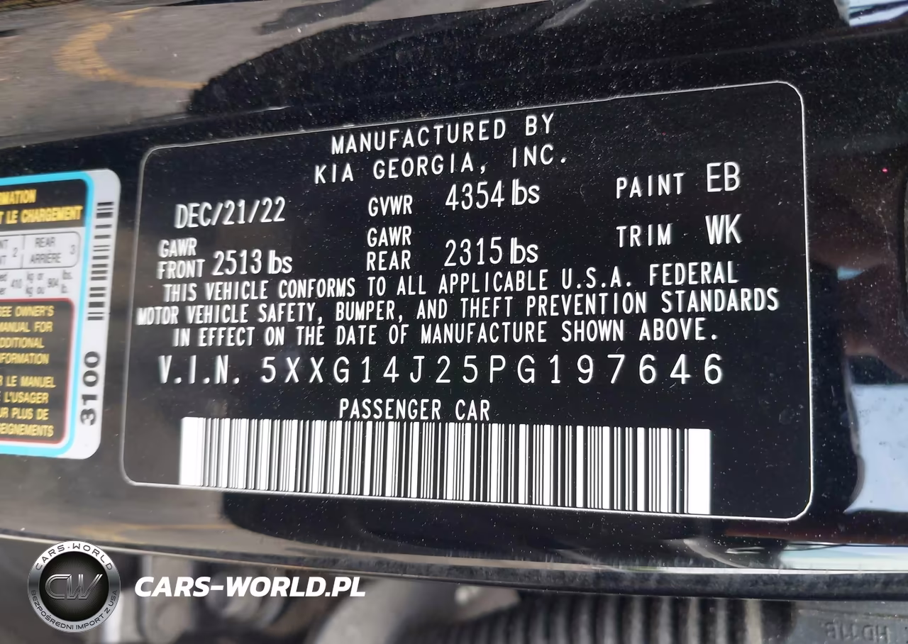 2023 Kia K5 Lxs VIN:5XXG14J25PG197646 - 9