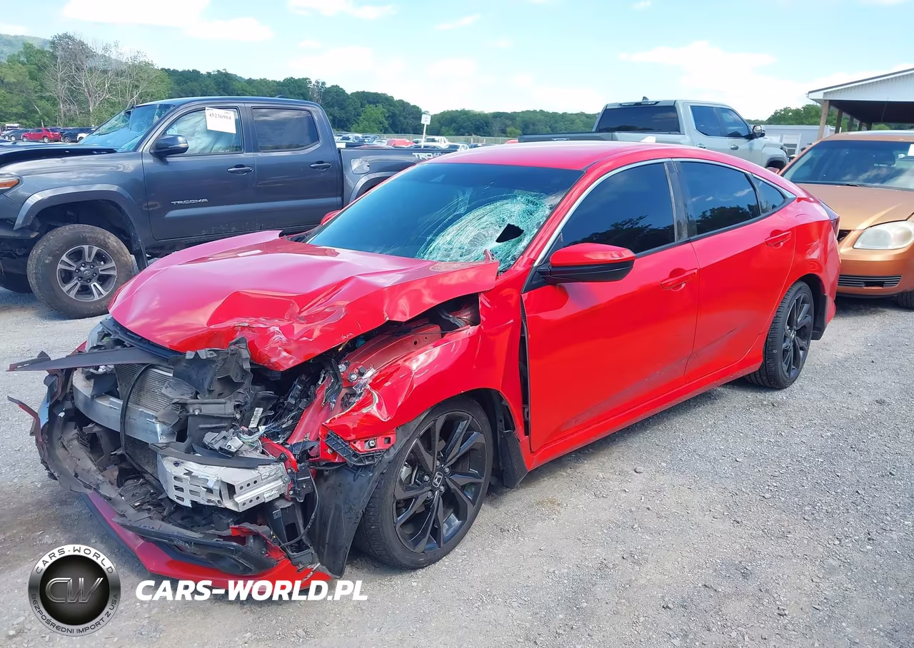 2020 Honda Civic Sport VIN:2HGFC2E82LH600998 - 2