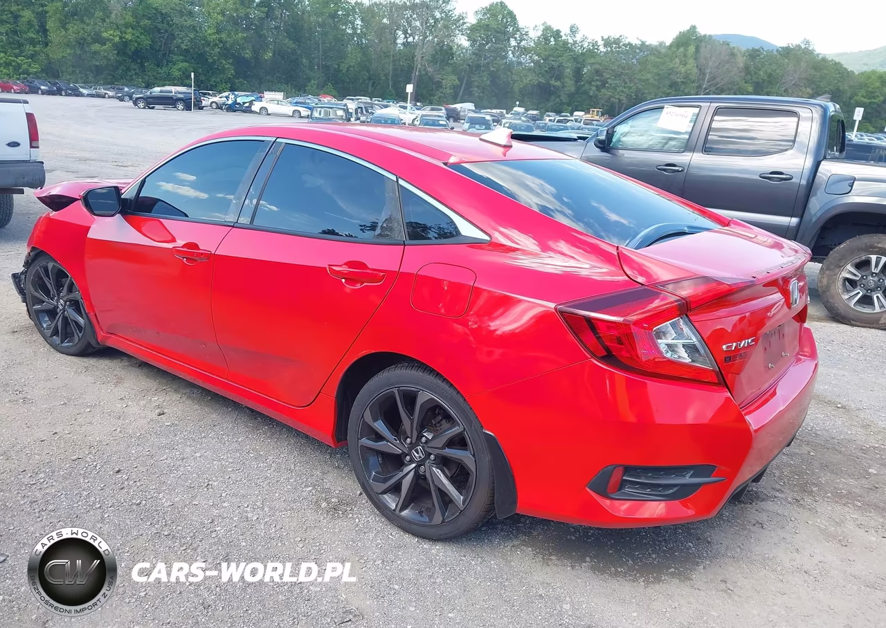 2020 Honda Civic Sport VIN:2HGFC2E82LH600998 - 3