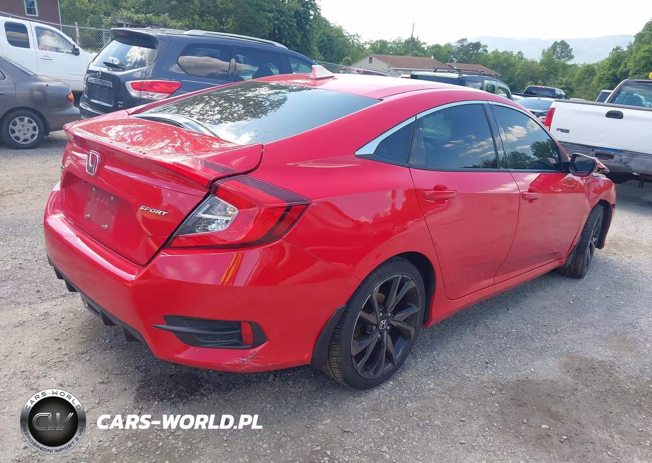 2020 Honda Civic Sport VIN:2HGFC2E82LH600998 - 4