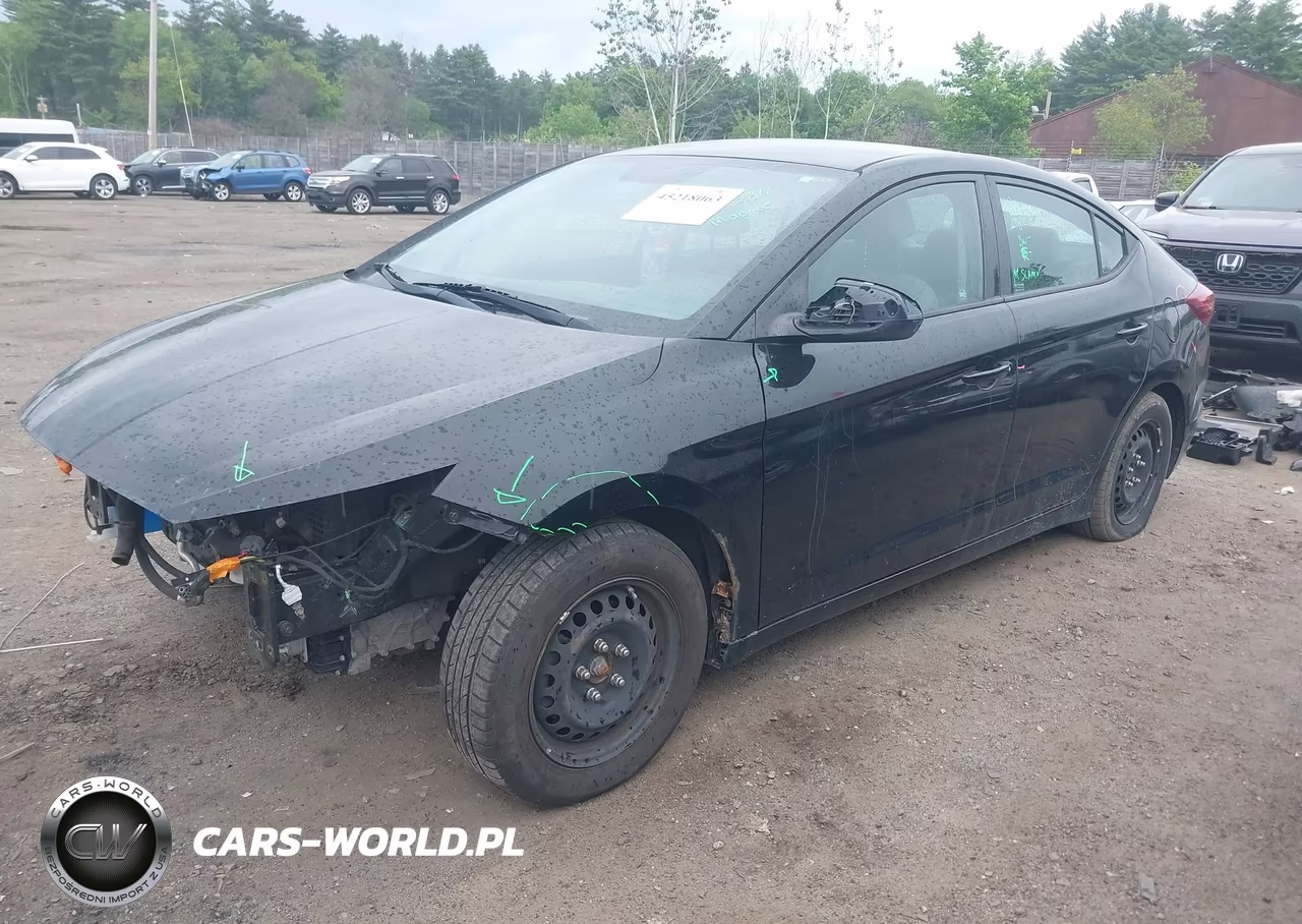 2019 Hyundai Elantra Se VIN:KMHD74LFXKU759069 - 2