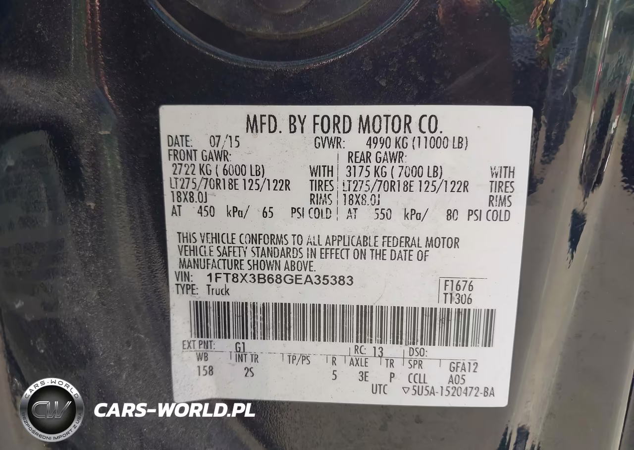 2016 Ford F-350 Xlt VIN:1FT8X3B68GEA35383 - 9