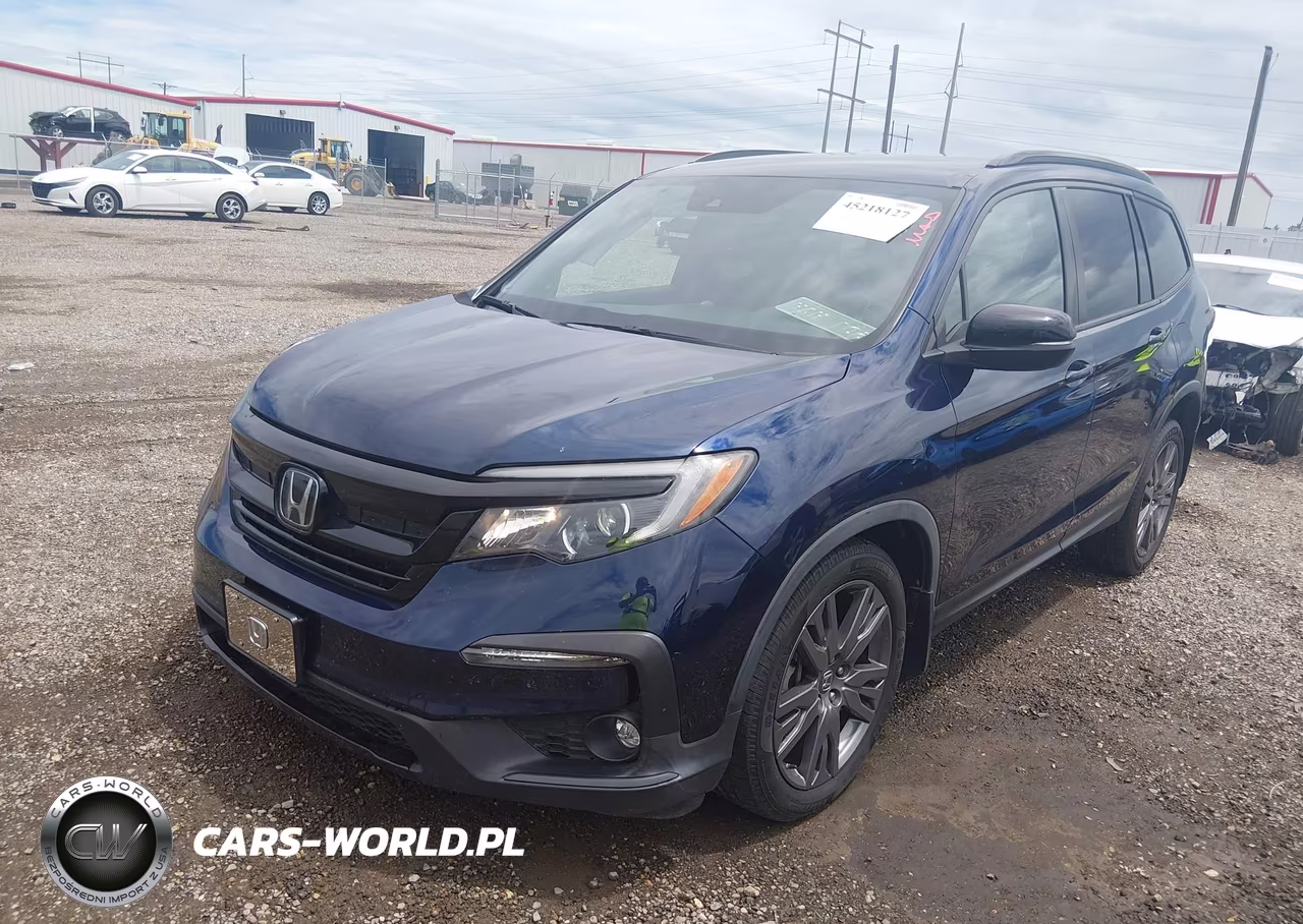2022 Honda Pilot 2Wd Sport VIN:5FNYF5H34NB023660 - 2
