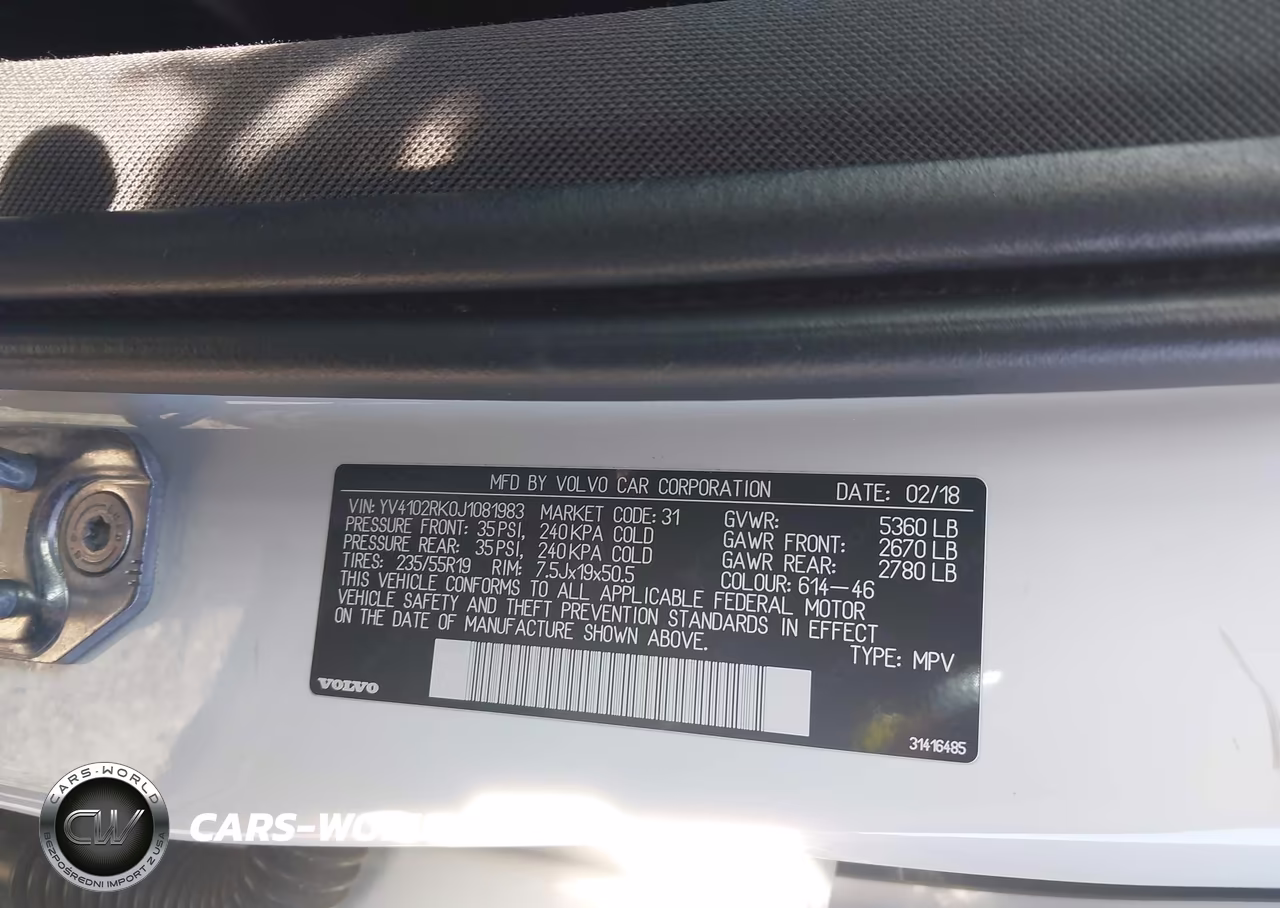 2018 Volvo Xc60 T5 Momentum VIN:YV4102RK0J1081983 - 9