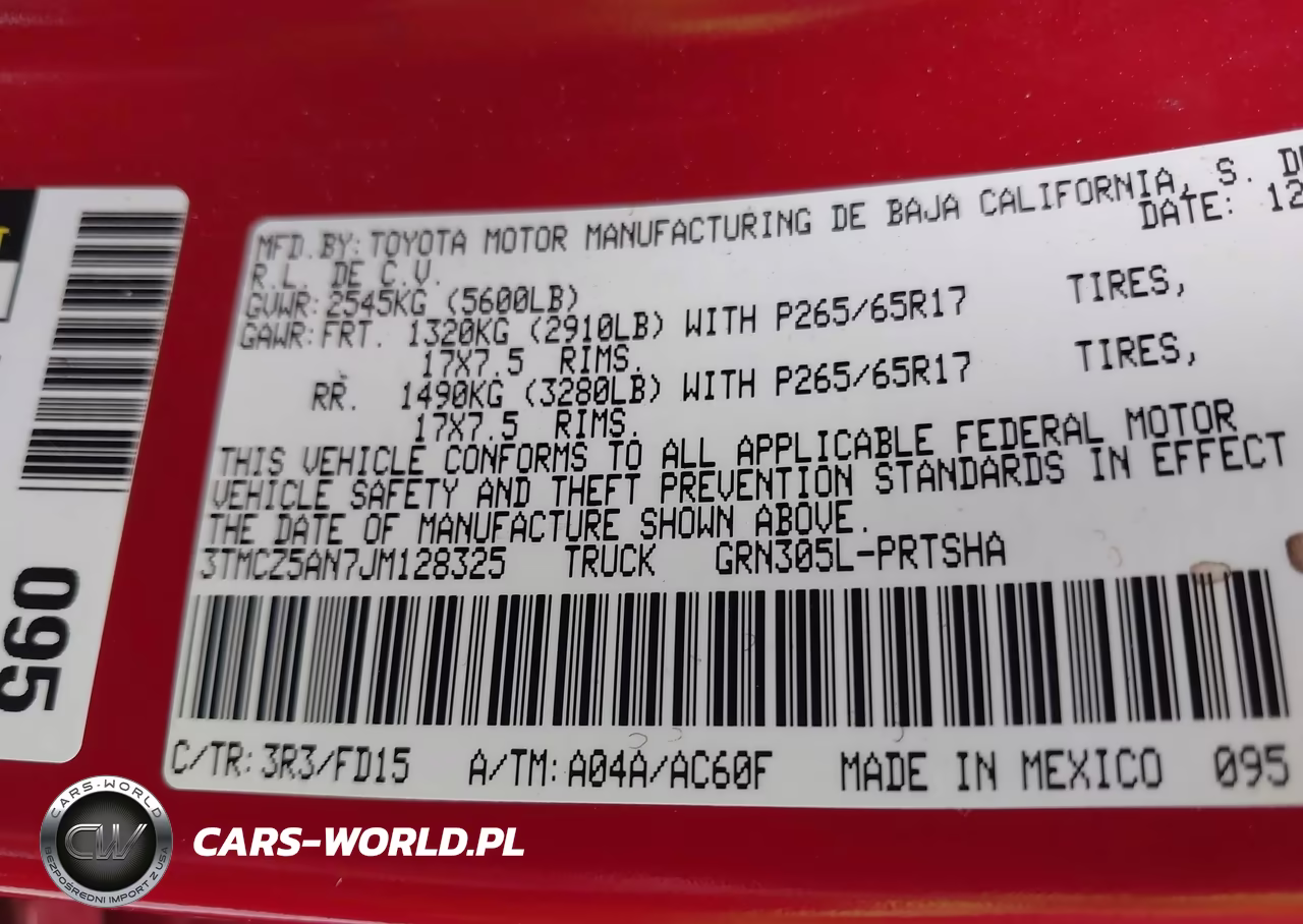 2018 Toyota Tacoma Trd Sport VIN:3TMCZ5AN7JM128325 - 9
