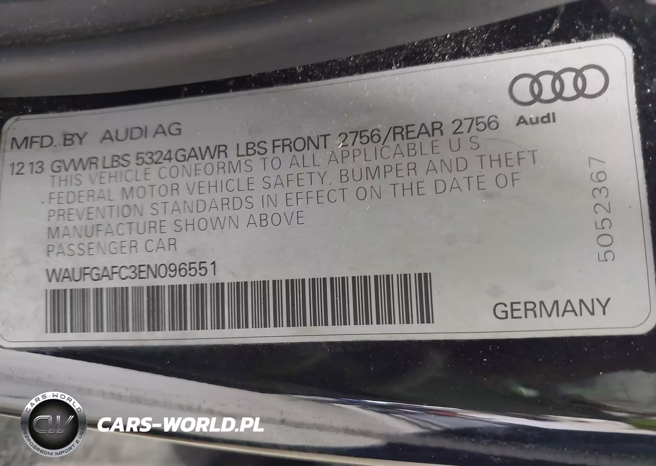 2014 Audi A6 3.0T Premium Plus VIN:WAUFGAFC3EN096551 - 9