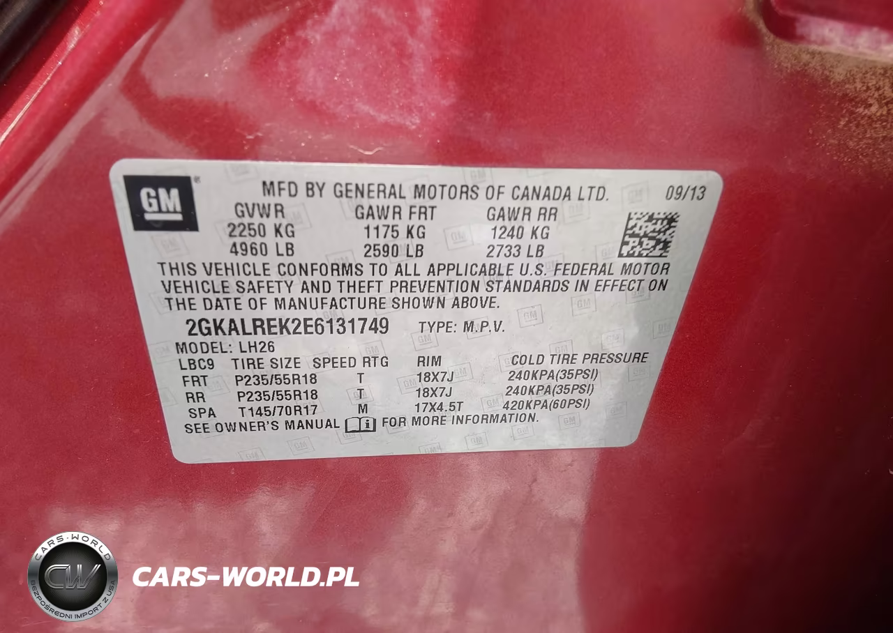2014 GMC Terrain Sle-2 VIN:2GKALREK2E6131749 - 8