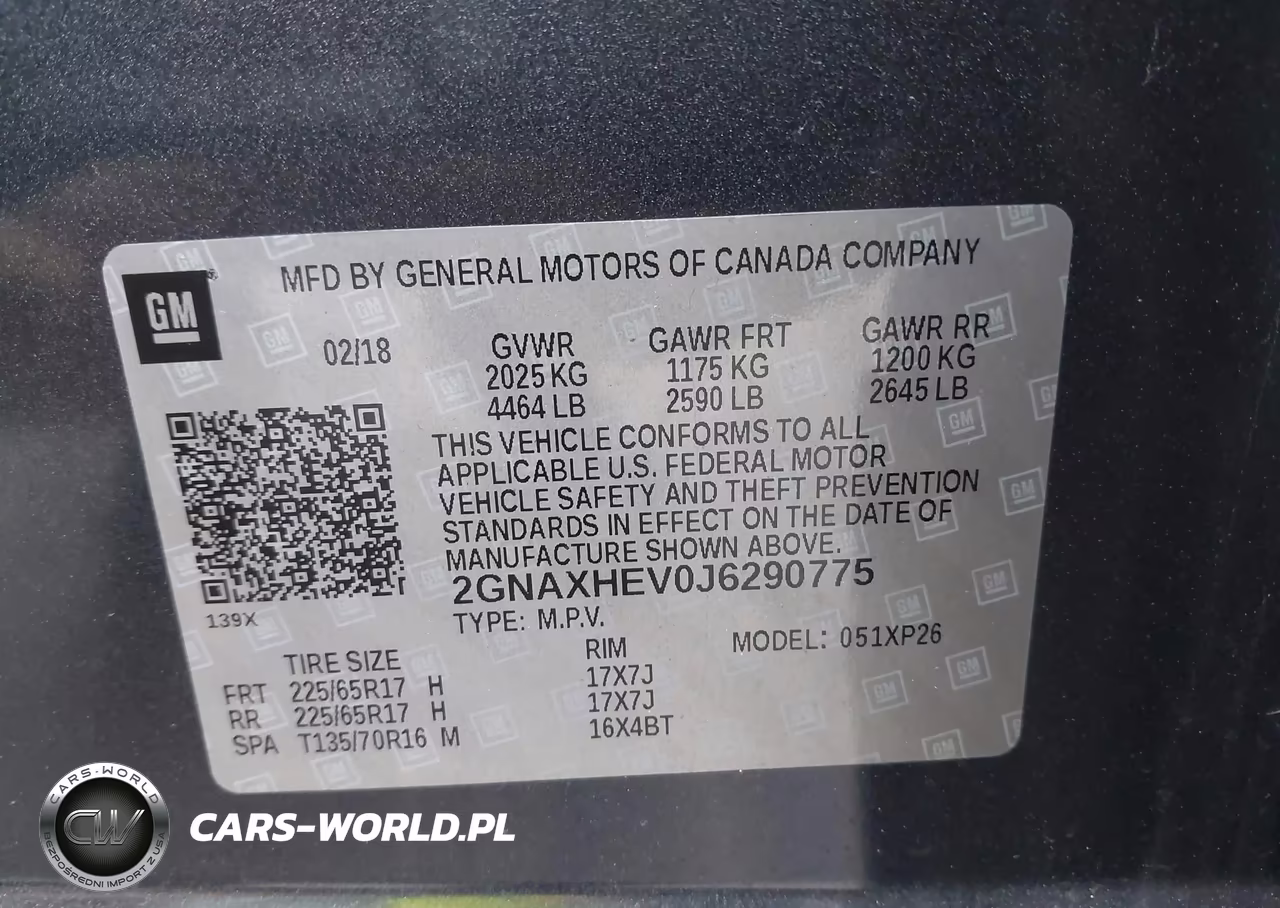2018 Chevrolet Equinox Ls VIN:2GNAXHEV0J6290775 - 9