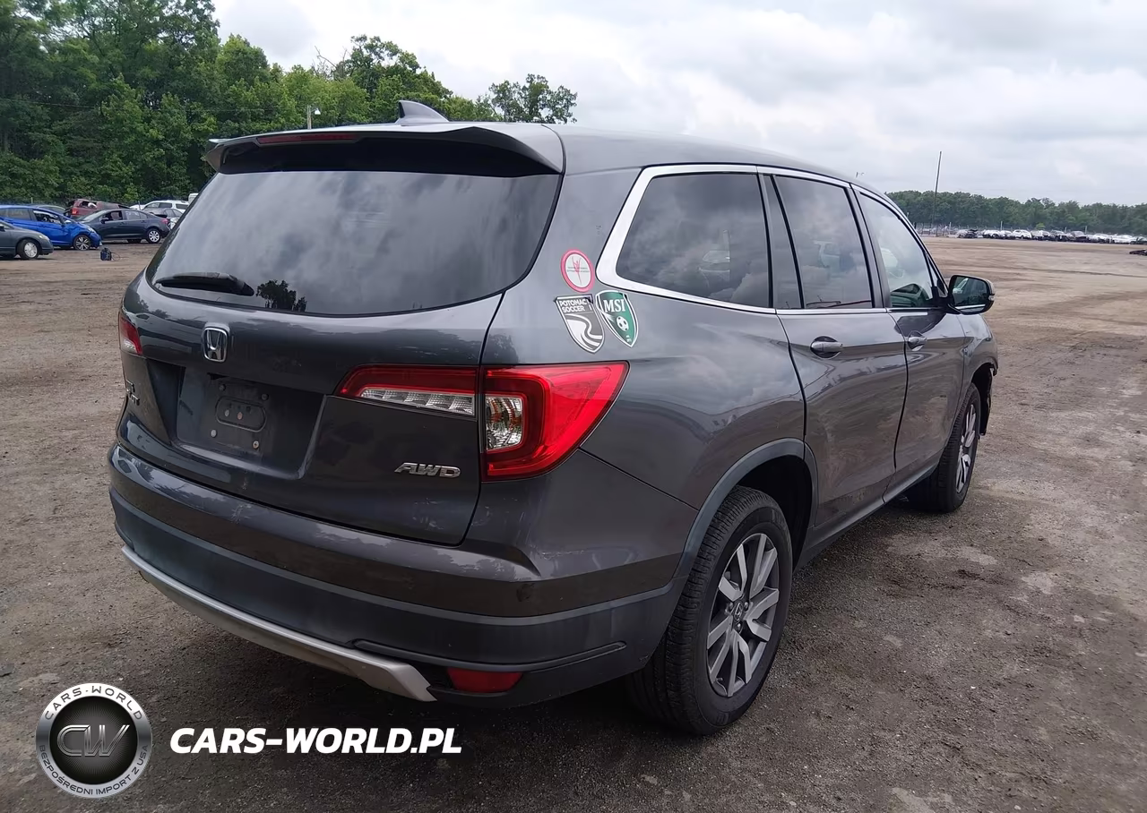2020 Honda Pilot Awd Ex-L VIN:5FNYF6H57LB033720 - 4