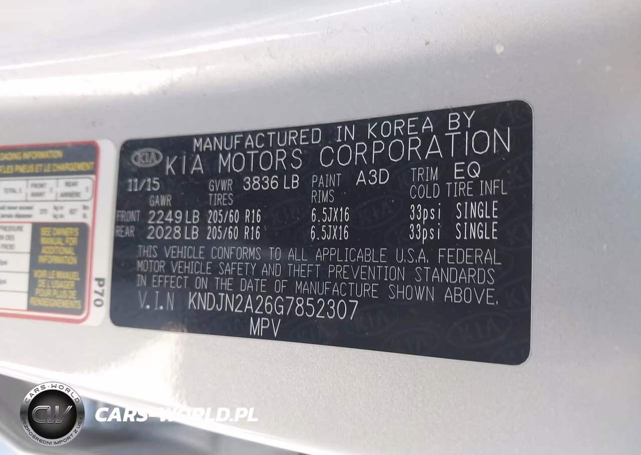 2016 Kia Soul VIN:KNDJN2A26G7852307 - 9