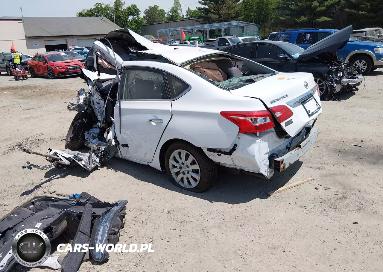 2017 Nissan Sentra Sv VIN:3N1AB7AP1HY311458 - 3