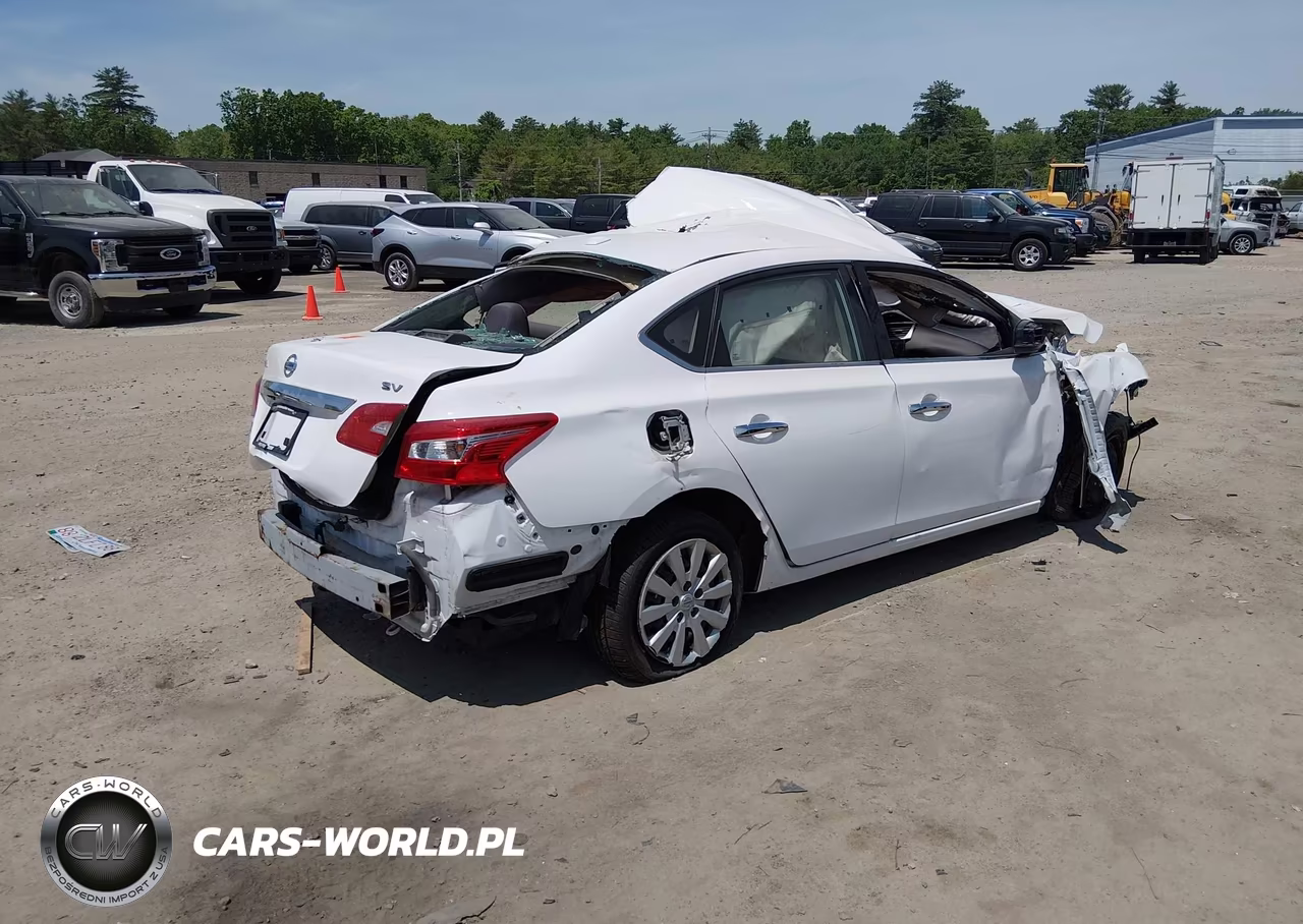 2017 Nissan Sentra Sv VIN:3N1AB7AP1HY311458 - 4
