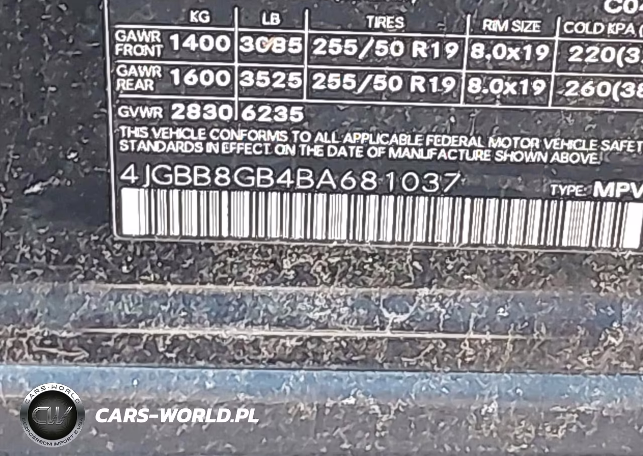 2011 Mercedes-Benz Ml 350 4Matic VIN:4JGBB8GB4BA681037 - 9