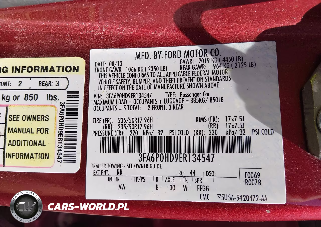 2014 Ford Fusion Se VIN:3FA6P0HD9ER134547 - 9