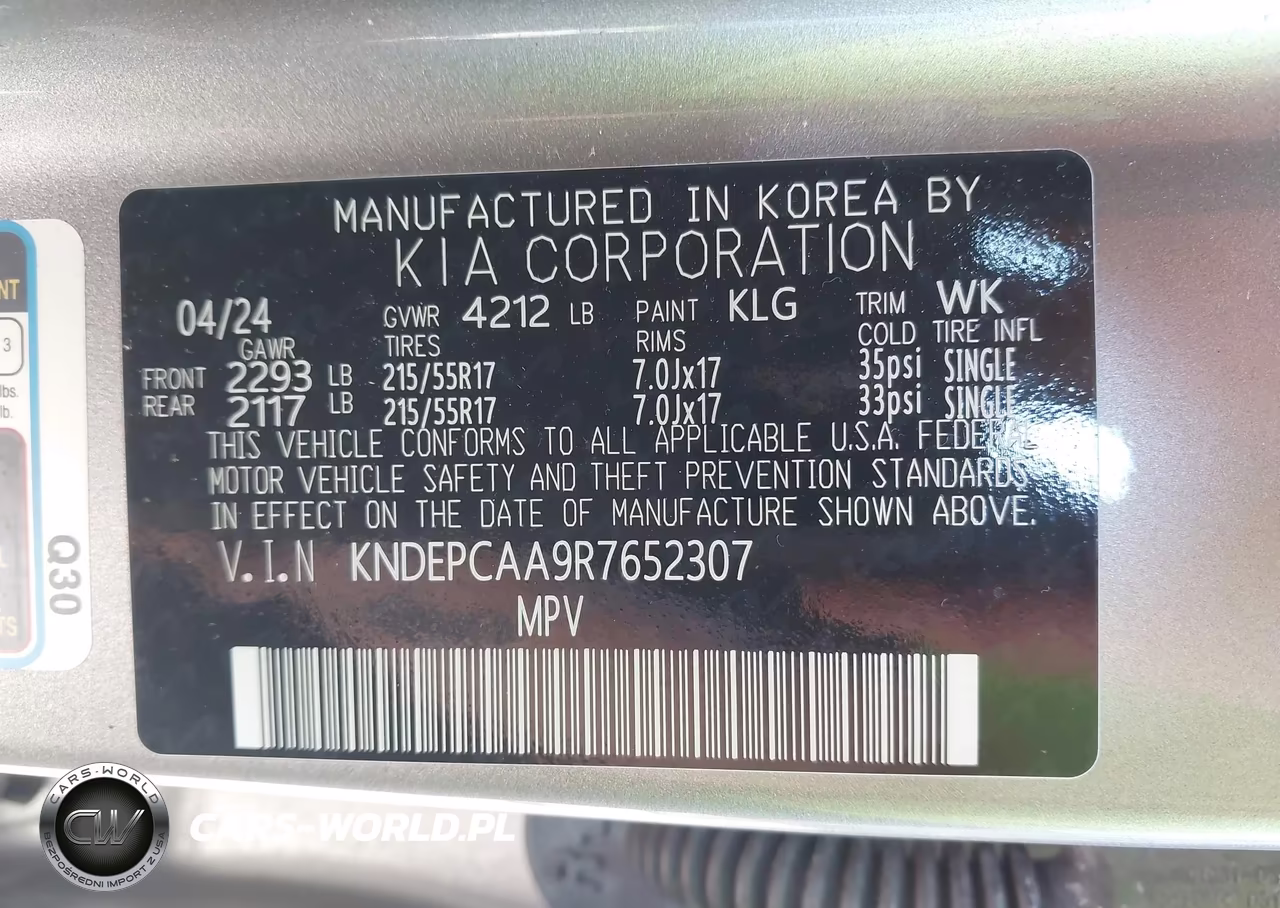 2024 Kia Seltos Lx VIN:KNDEPCAA9R7652307 - 9
