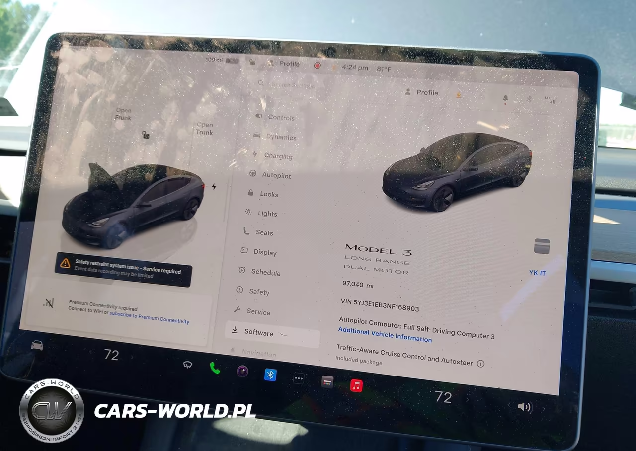 2022 Tesla Model 3 Long Range Dual Motor All-Wheel Drive VIN:5YJ3E1EB3NF168903 - 7