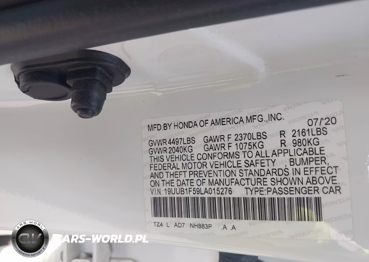 2020 Acura Tlx Tech Package VIN:19UUB1F59LA015276 - 9