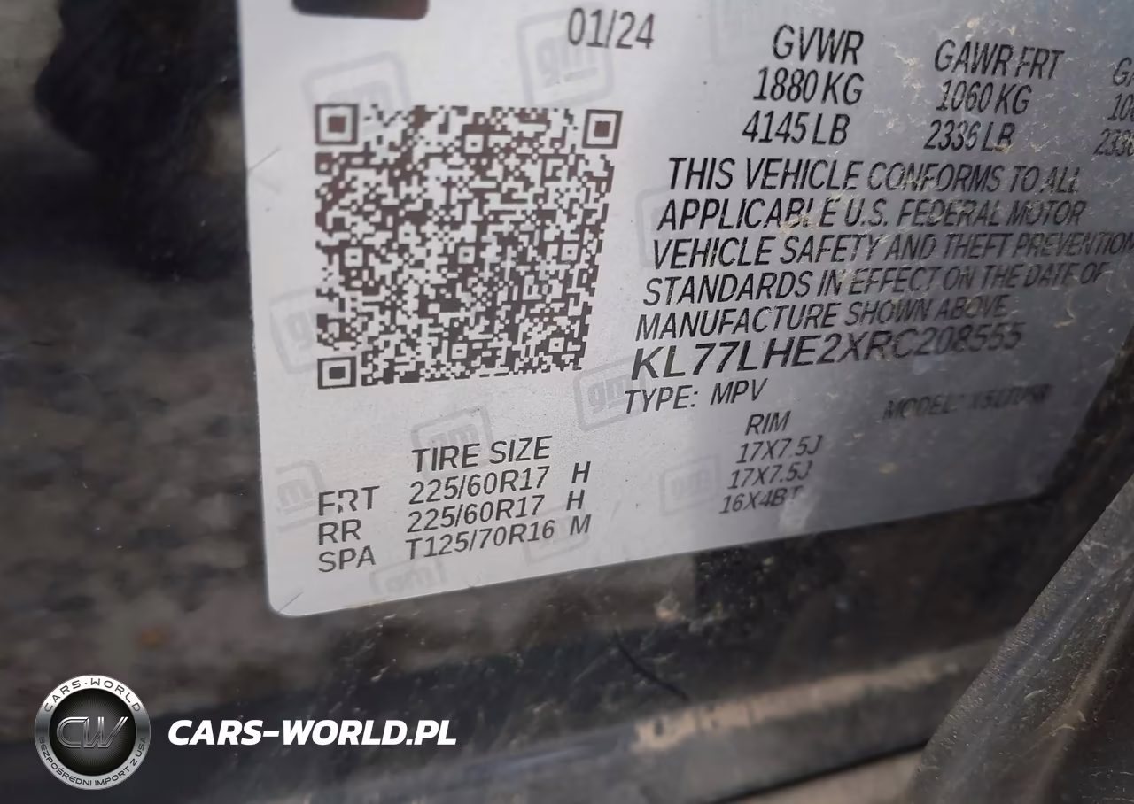 2024 Chevrolet Trax Fwd Lt VIN:KL77LHE2XRC208555 - 9