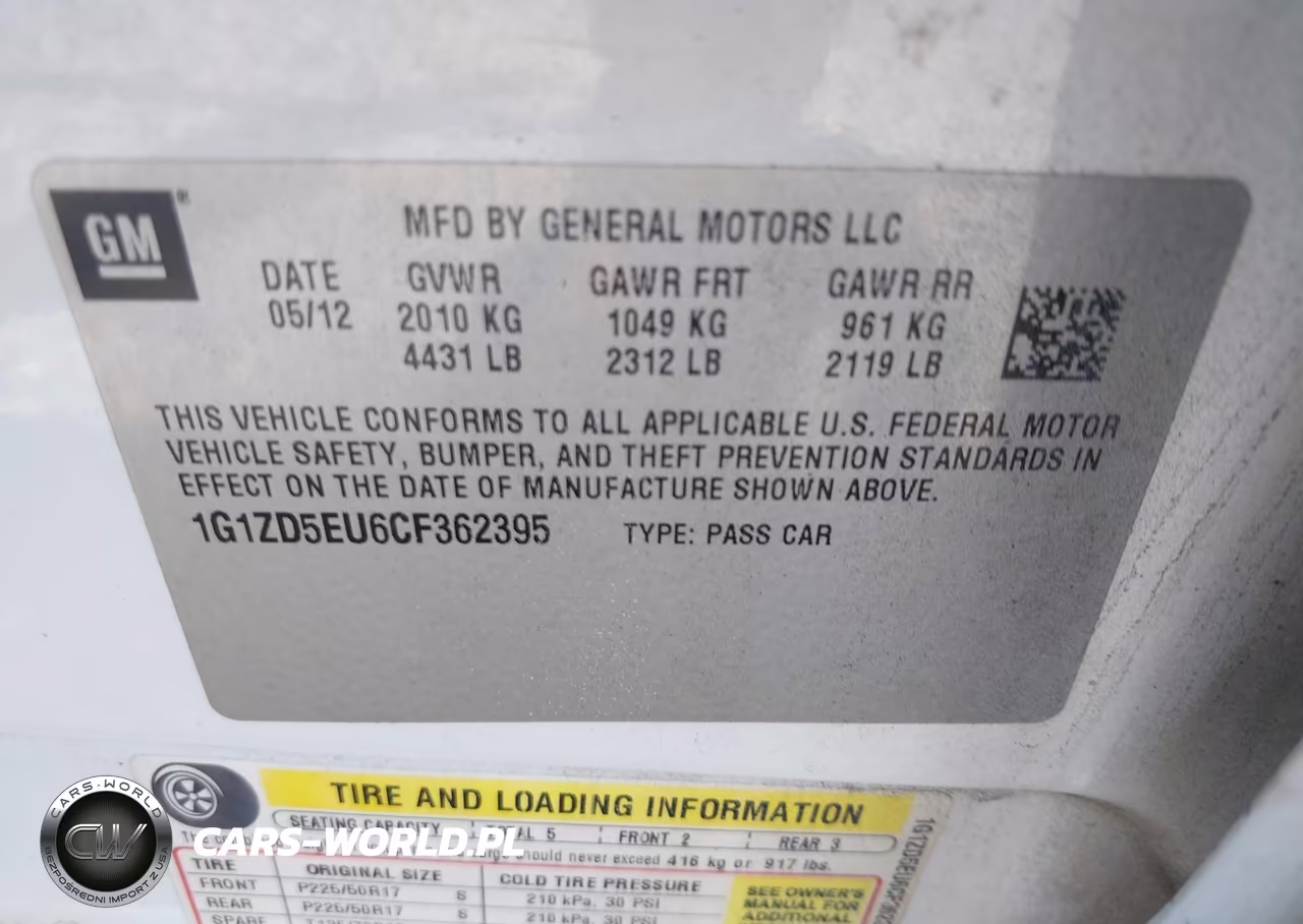 2012 Chevrolet Malibu 2Lt VIN:1G1ZD5EU6CF362395 - 9