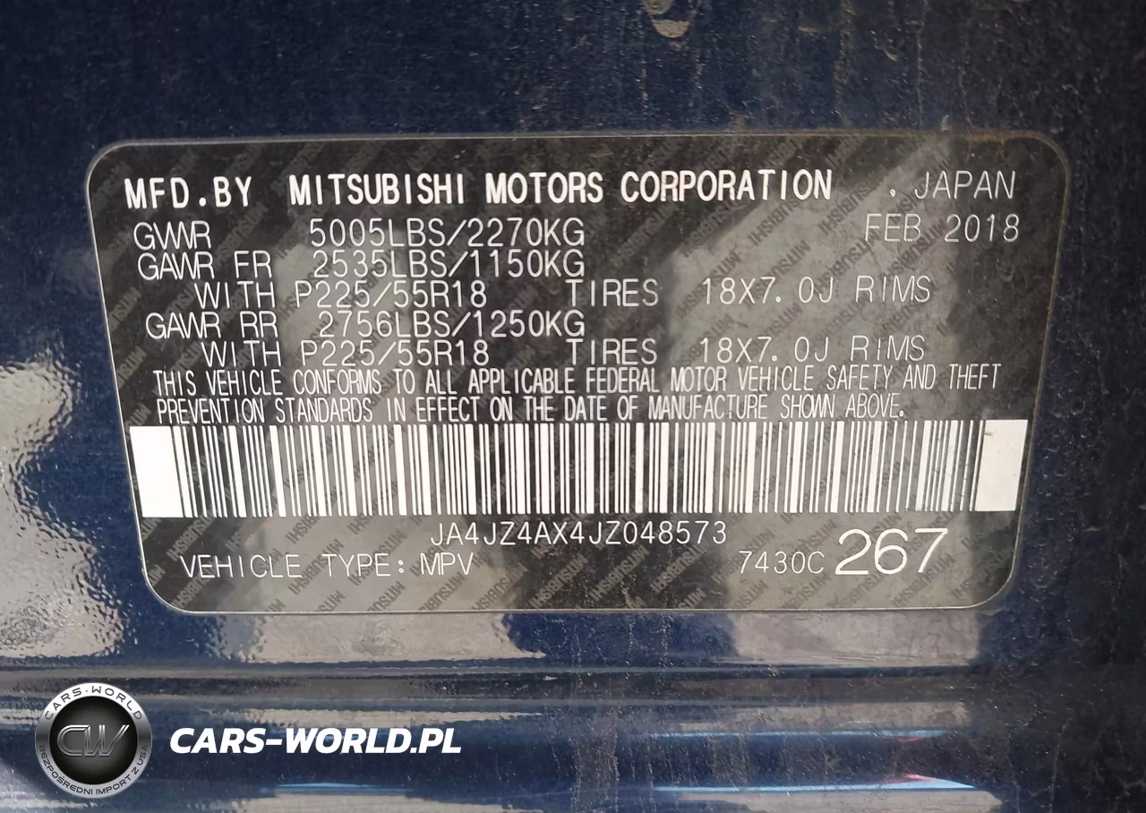 2018 Mitsubishi Outlander Gt VIN:JA4JZ4AX4JZ048573 - 9