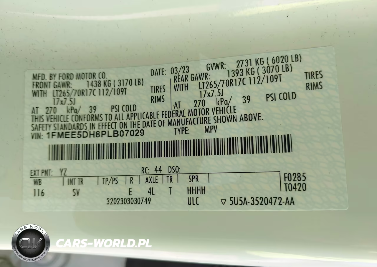 2023 Ford Bronco Black Diamond VIN:1FMEE5DH8PLB07029 - 9