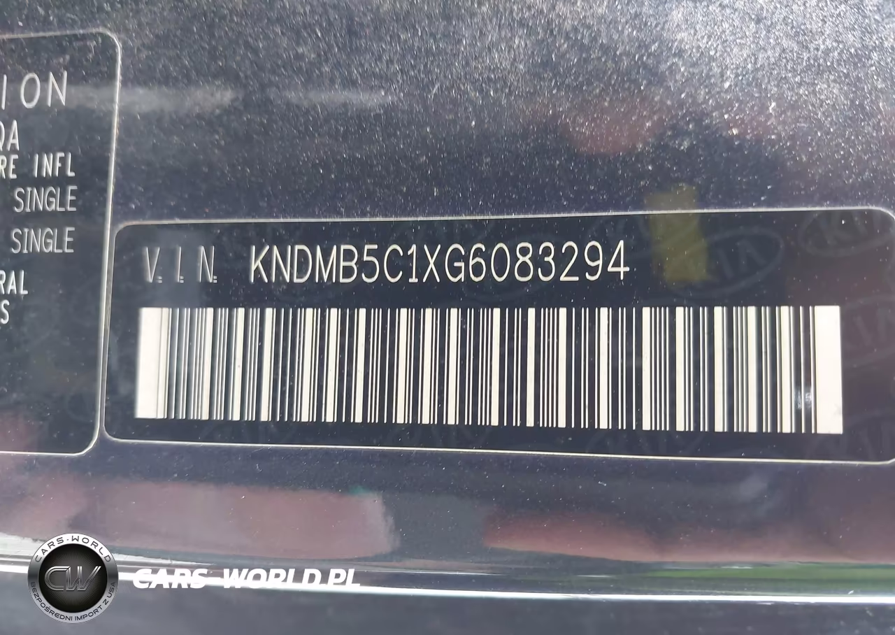 2016 Kia Sedona Lx VIN:KNDMB5C1XG6083294 - 9