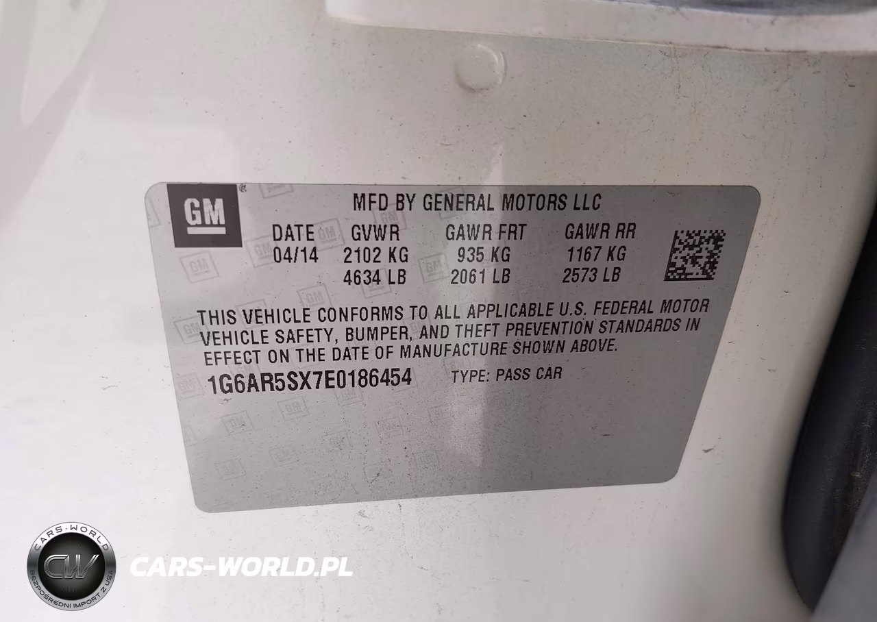 2014 Cadillac Cts Luxury VIN:1G6AR5SX7E0186454 - 9
