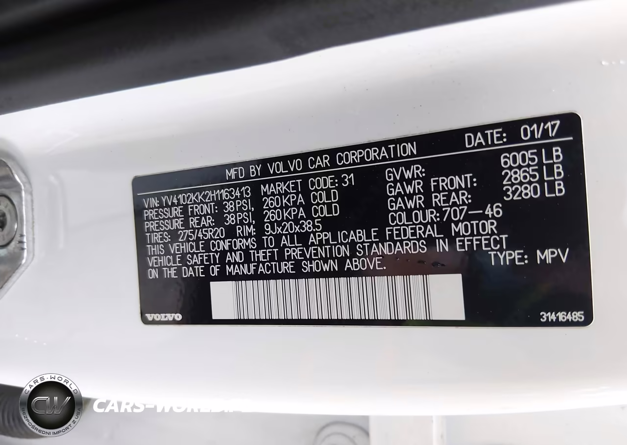 2017 Volvo Xc90 T5 Momentum VIN:YV4102KK2H1163413 - 9