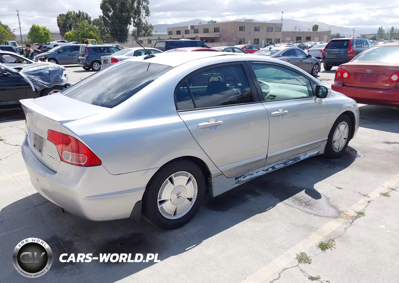 2007 Honda Civic Hybrid VIN:JHMFA36227S023004 - 4