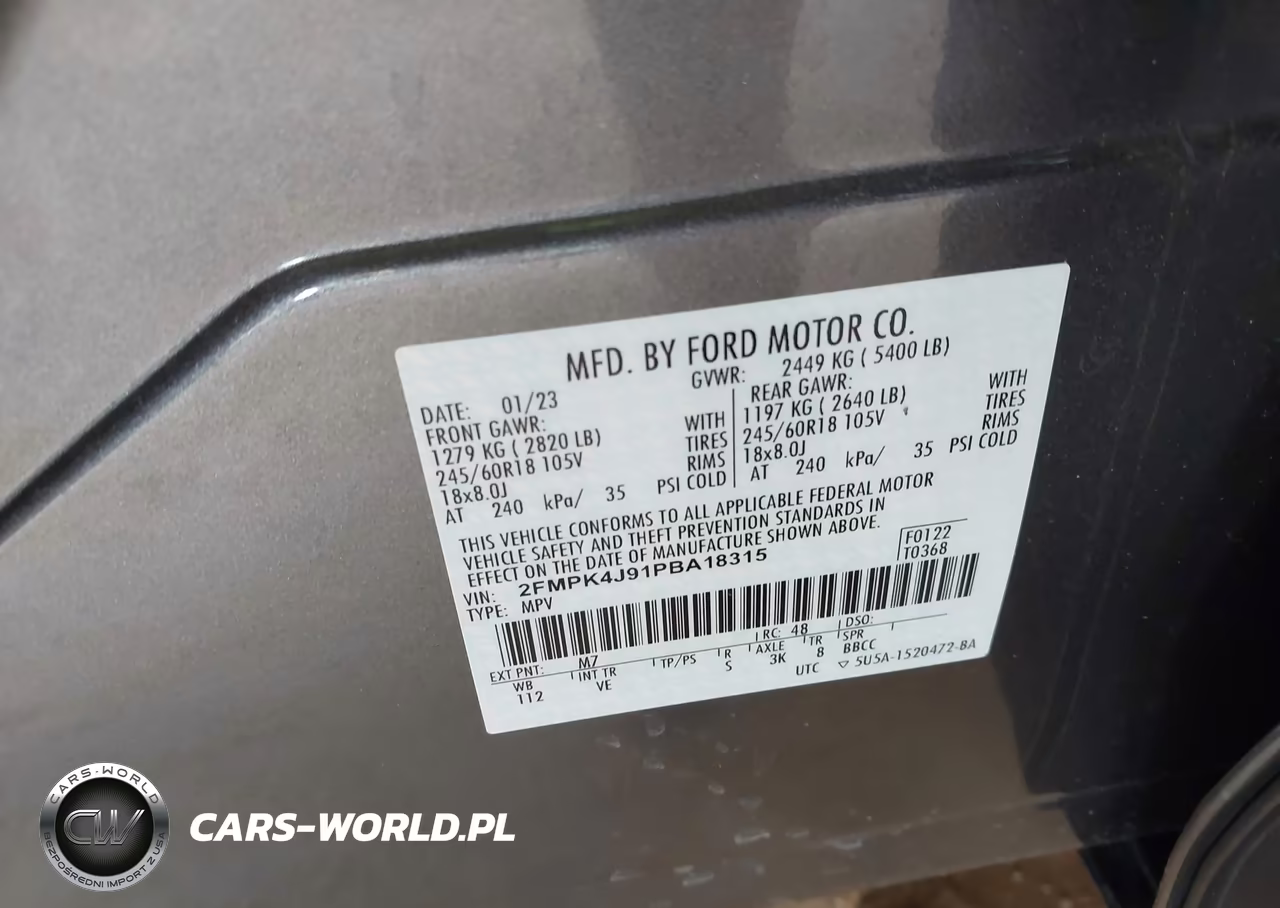 2023 Ford Edge Sel VIN:2FMPK4J91PBA18315 - 9