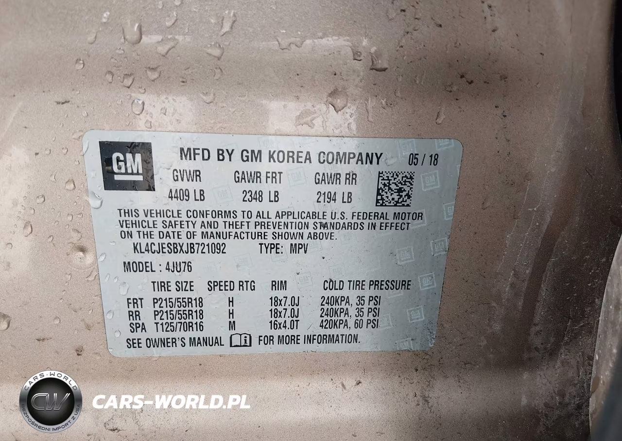 2018 Buick Encore Preferred VIN:KL4CJESBXJB721092 - 9