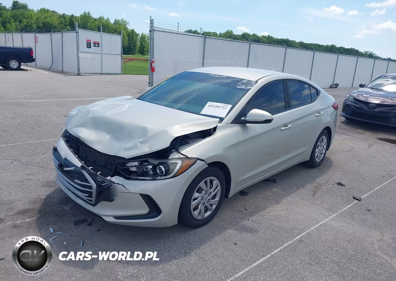 2017 Hyundai Elantra Se VIN:KMHD74LF3HU391763 - 2