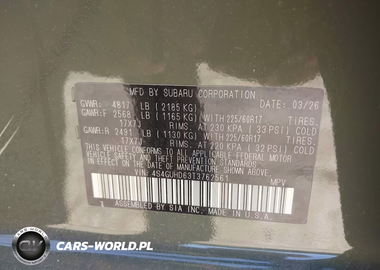2026 Subaru Crosstrek Premium VIN:4S4GUHD63T3762561 - 9