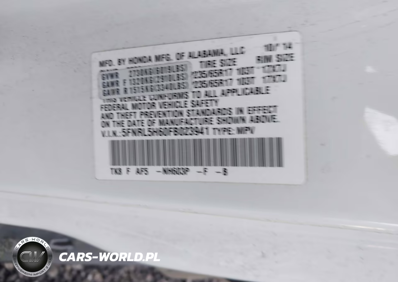 2015 Honda Odyssey Ex-L VIN:5FNRL5H60FB023941 - 9