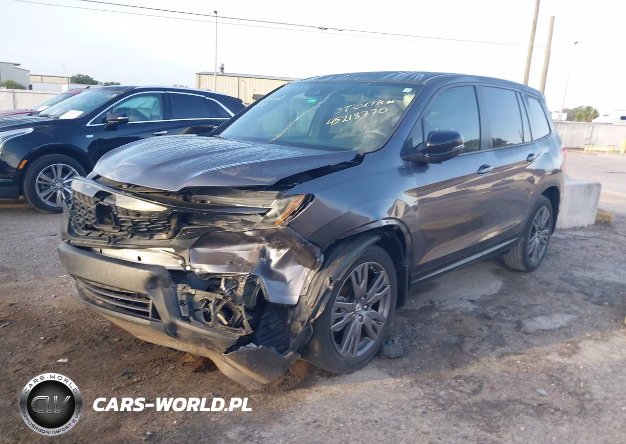 2021 Honda Passport 2Wd Ex-L VIN:5FNYF7H52MB012586 - 2