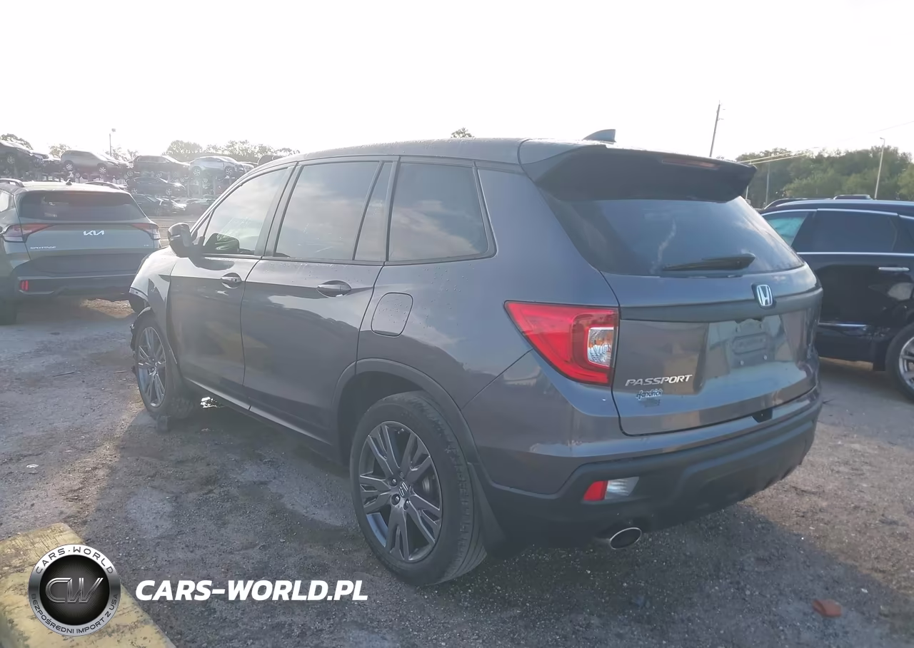 2021 Honda Passport 2Wd Ex-L VIN:5FNYF7H52MB012586 - 3