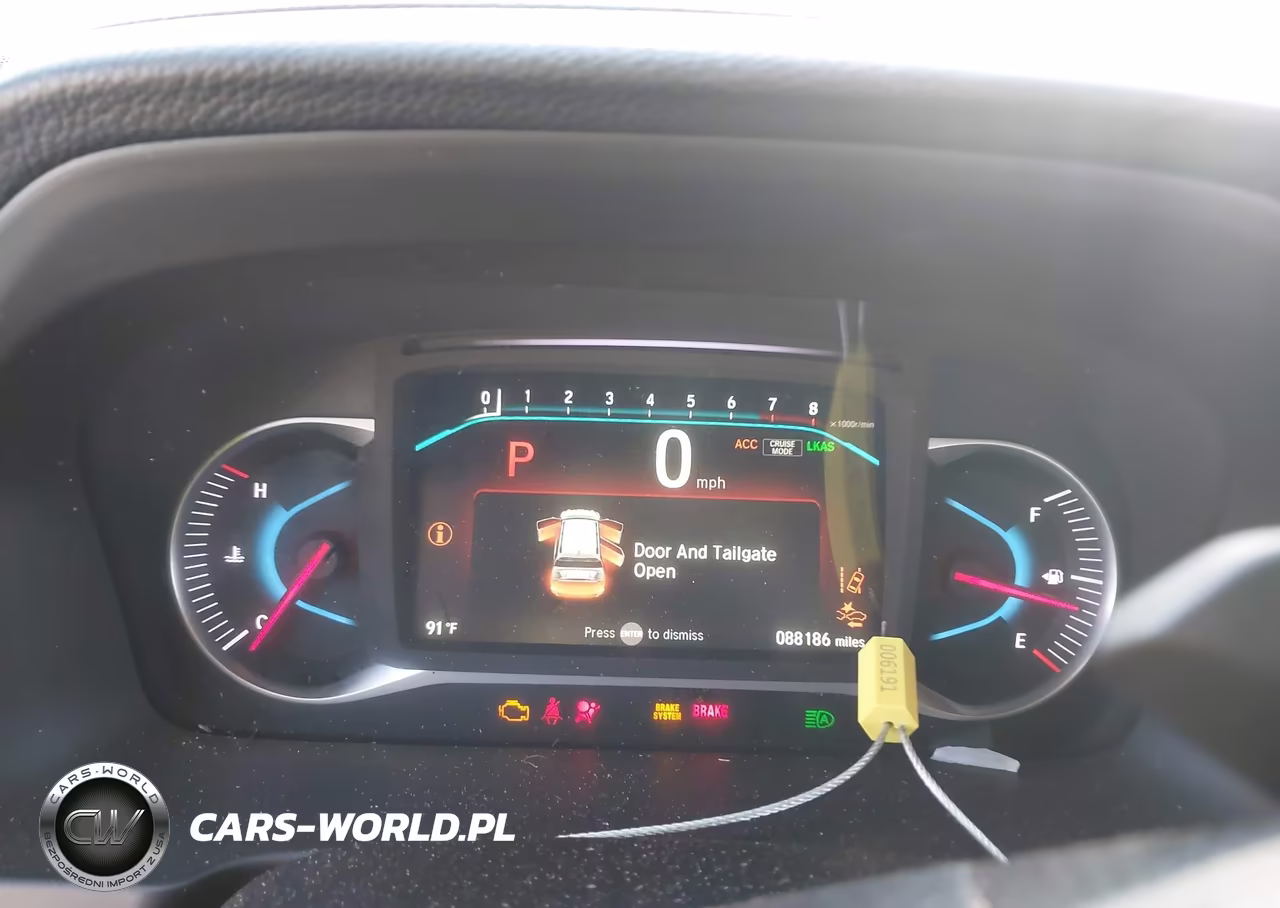 2021 Honda Passport 2Wd Ex-L VIN:5FNYF7H52MB012586 - 7