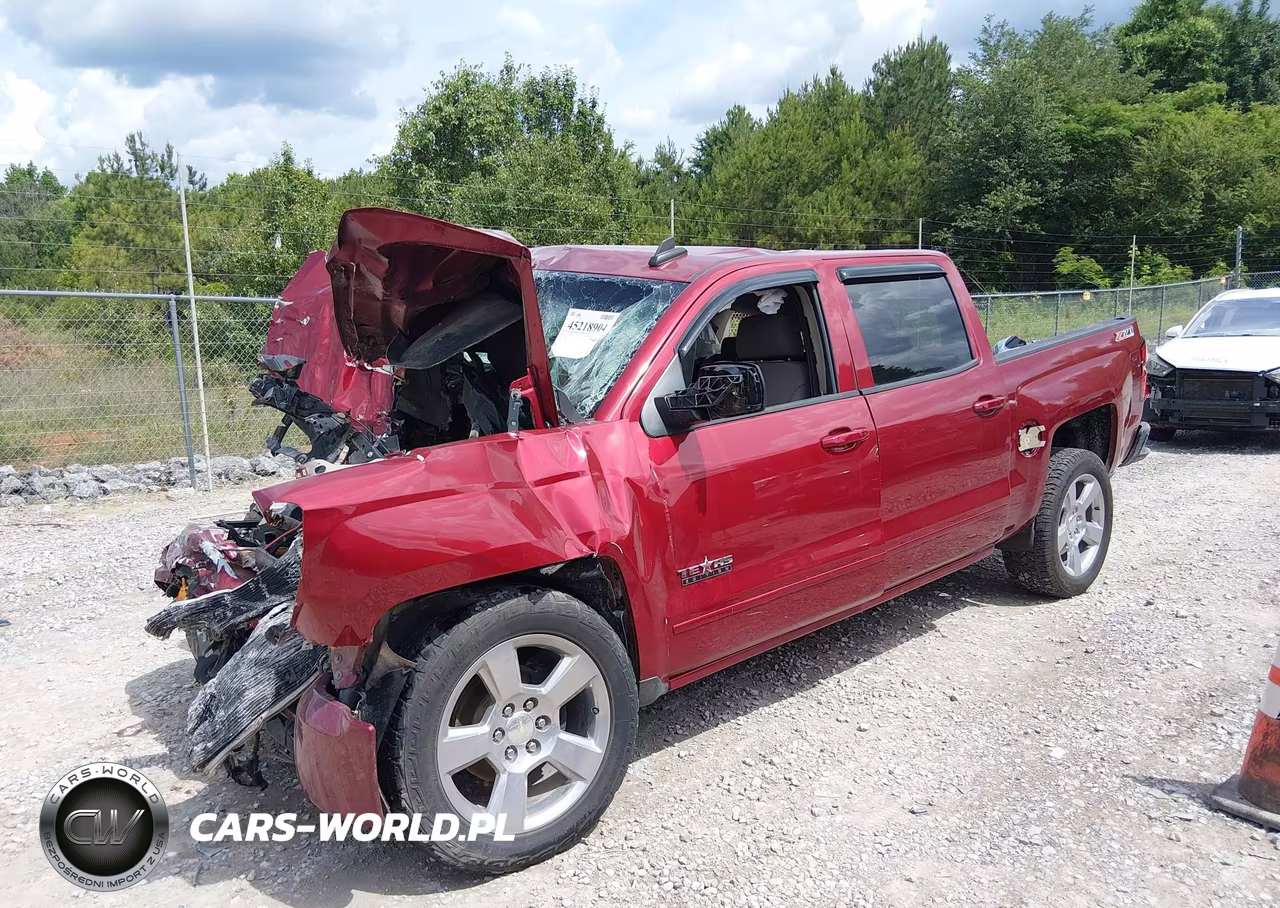 2018 Chevrolet Silverado 1500 2Lt VIN:3GCUKREC5JG226860 - 2
