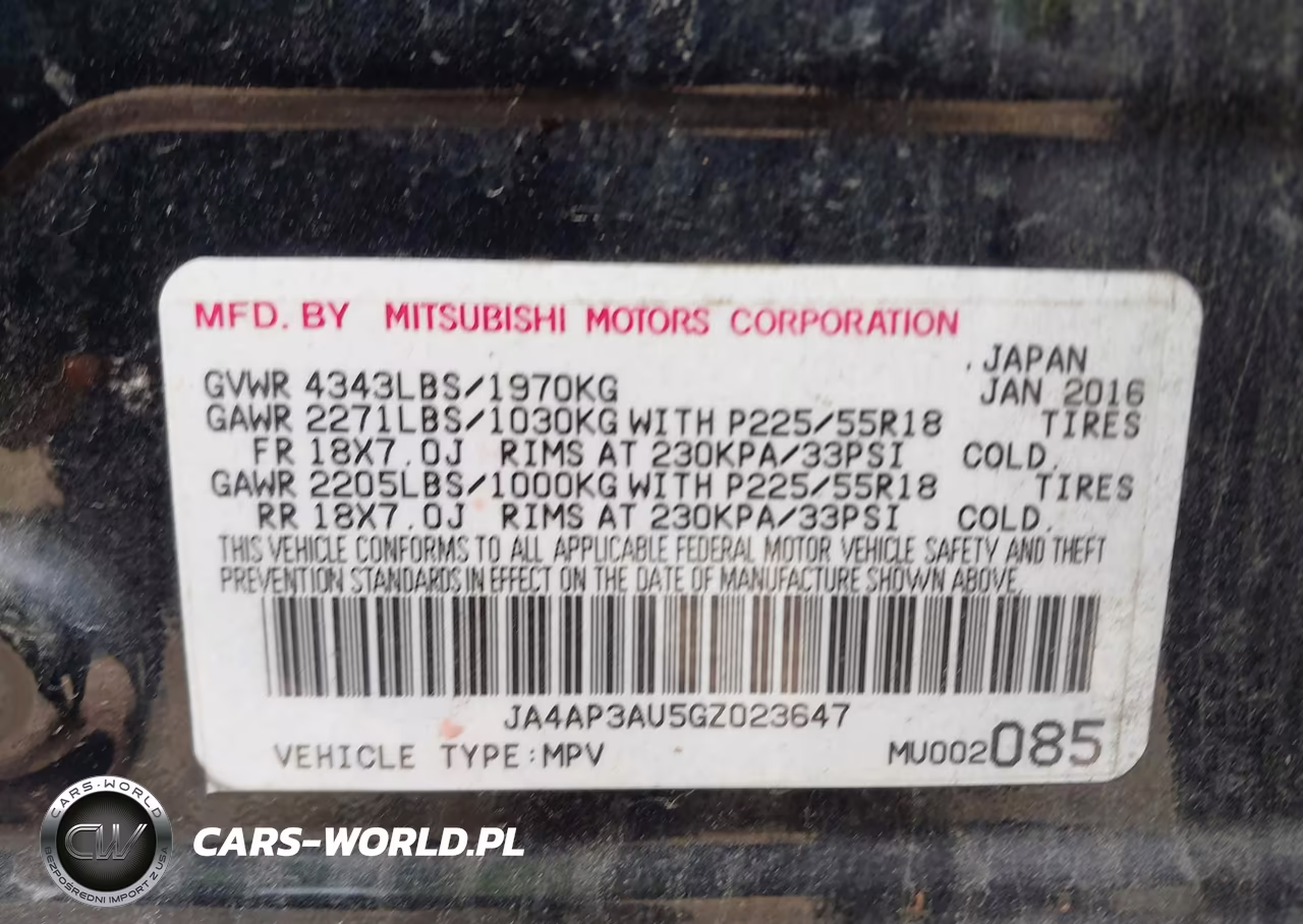 2016 Mitsubishi Outlander Sport 2.0 Es VIN:JA4AP3AU5GZ023647 - 9