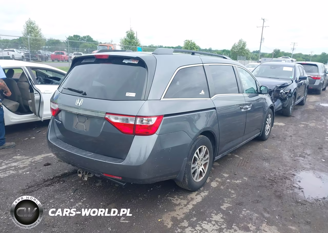2012 Honda Odyssey Ex-L VIN:5FNRL5H69CB091702 - 4