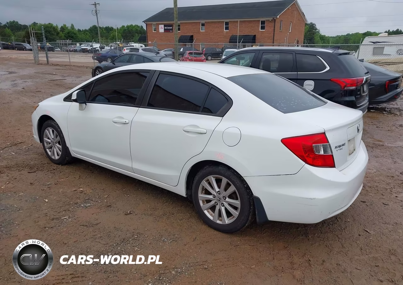 2012 Honda Civic Ex VIN:2HGFB2F86CH529628 - 3