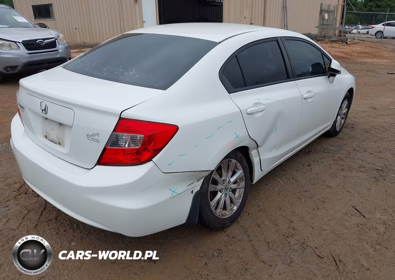 2012 Honda Civic Ex VIN:2HGFB2F86CH529628 - 4