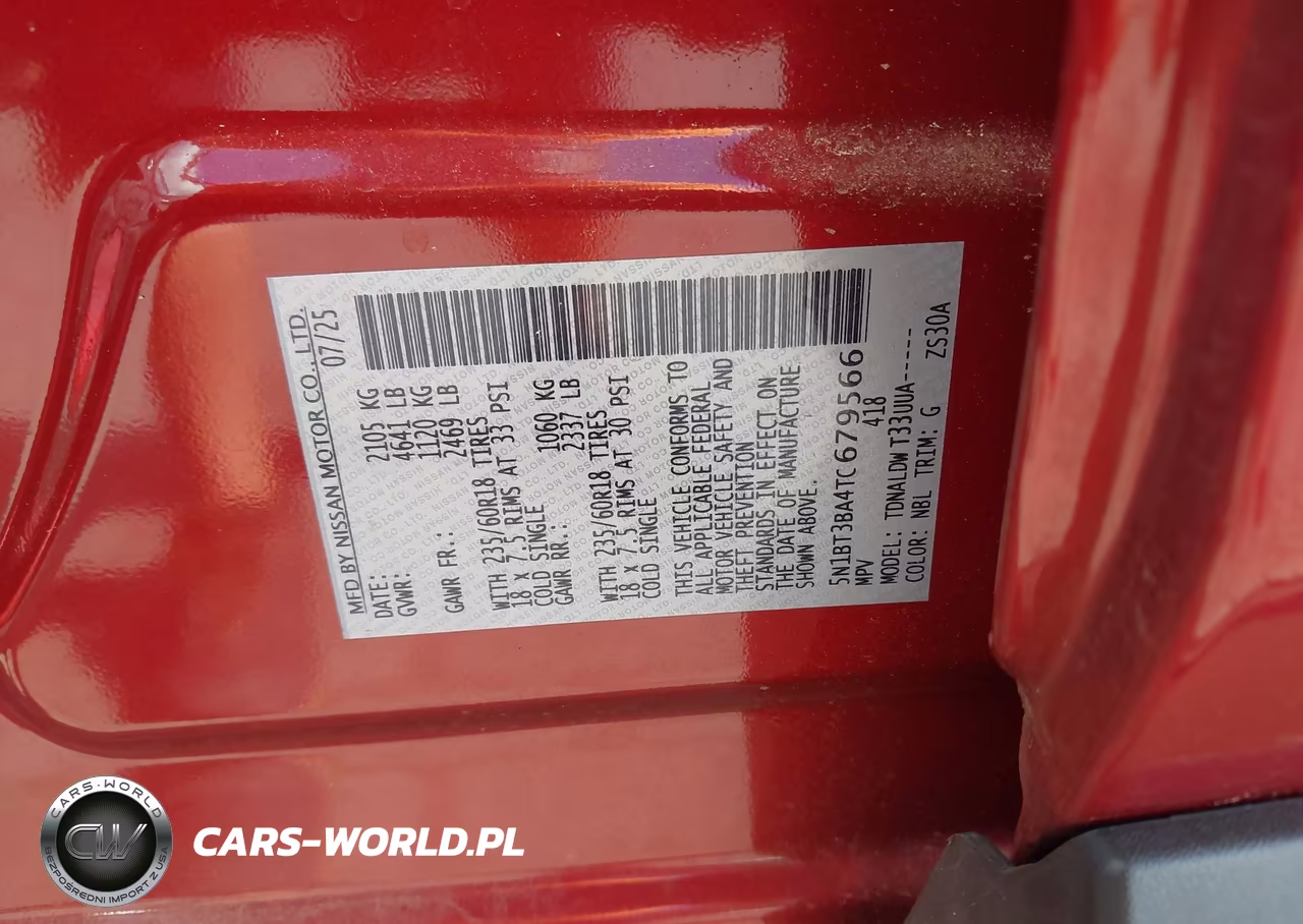 2026 Nissan Rogue Sv VIN:5N1BT3BA4TC679566 - 9