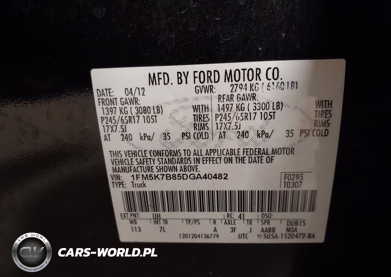 2013 Ford Explorer VIN:1FM5K7B85DGA40482 - 9