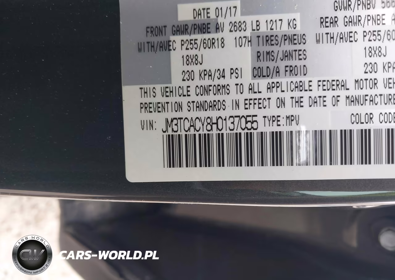 2017 Mazda Cx-9 Touring VIN:JM3TCACY8H0137055 - 9