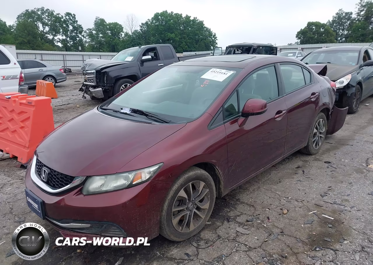 2013 Honda Civic Ex VIN:19XFB2F83DE226589 - 2
