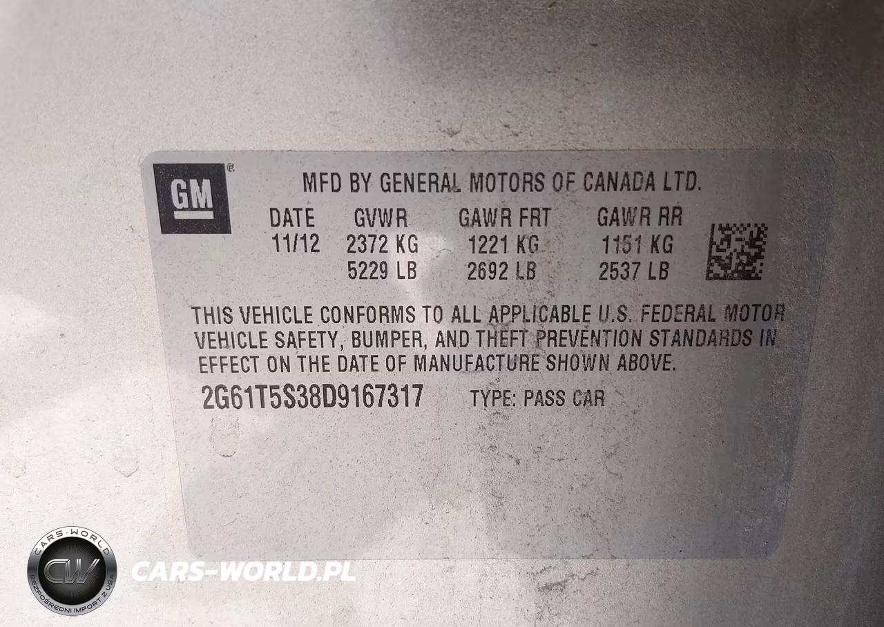2013 Cadillac Xts Premium VIN:2G61T5S38D9167317 - 9